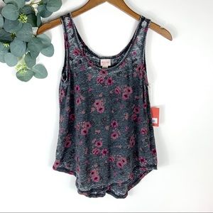 Mossimo Floral Print Tank Top